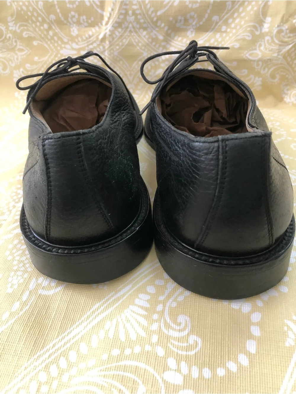 Belvedere Florence Ostrich Leg Leather Lace-Up Oxford